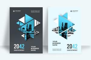 City Background Business Book Cover Design Template vector