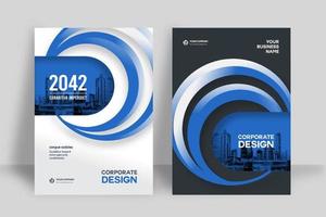 City Background Business Book Cover Design Template vector