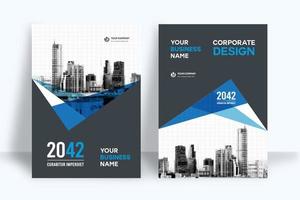 City Background Business Book Cover Design Template vector