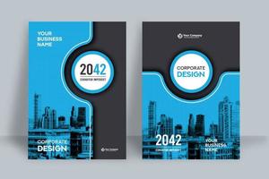 City Background Business Book Cover Design Template vector