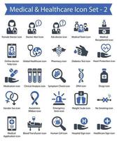 Medical and Healthcare icon set 2 vector