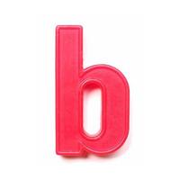 Magnetic lowercase letter B photo