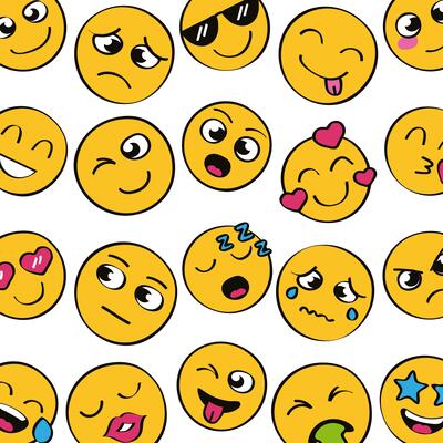 emojis icons pattern