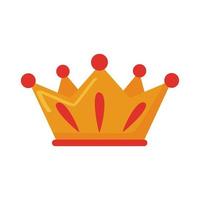 golden king crown vector