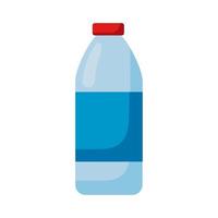 bottle plastic product vector