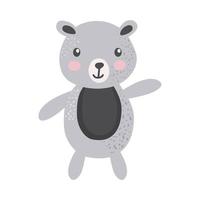 cute little bear vector