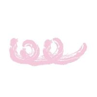 pink spirals brush vector