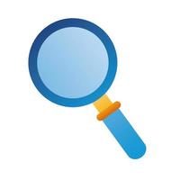 magnifying glass zoom vector