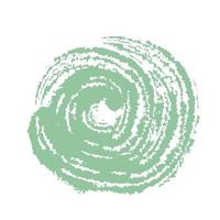 green circular stain brush vector