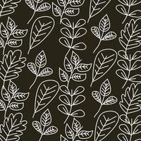 spring monochrome pattern vector