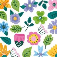 spring season pattern vector