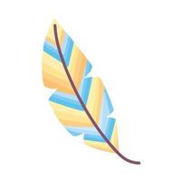 pastel colors feather vector