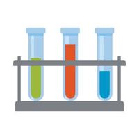 laboratorio de pruebas de tubos vector