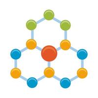 molecular structure laboratory vector