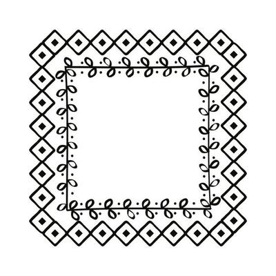 square draw geometric frame