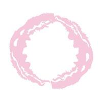 pink circle brush vector