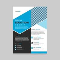 Modern  Abstract Corporate Digital marketing business flyer with templates vector