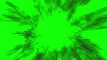 tela verde com efeito de onda de choque video