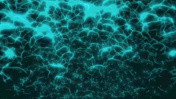 animation de fond de boucle de bruit fractal bleu