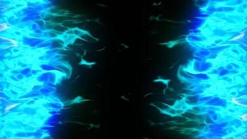 effetto loop lato fuoco blu video