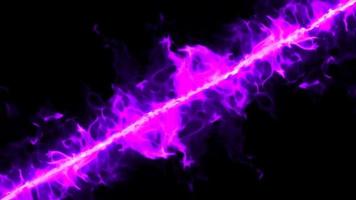 efecto de bucle de ángulo de línea de fuego púrpura video