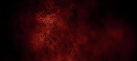 Dark Red horror scary background. Dark grunge red texture concrete photo