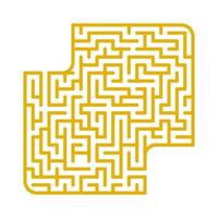 Abstact labyrinth. Game for kids. Puzzle for children. Maze conundrum. Find the right path. Color vector illustration.