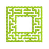 Abstact labyrinth. Game for kids. Puzzle for children. Maze conundrum. Find the right path. Color vector illustration.