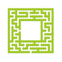 Abstact labyrinth. Game for kids. Puzzle for children. Maze conundrum. Find the right path. Color vector illustration.