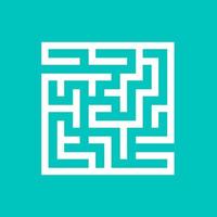Abstact labyrinth. Game for kids. Puzzle for children. Maze conundrum. Find the right path. Color vector illustration.