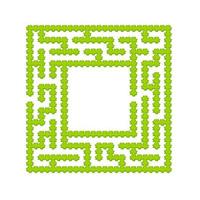 Abstact labyrinth. Game for kids. Puzzle for children. Maze conundrum. Find the right path. Color vector illustration.