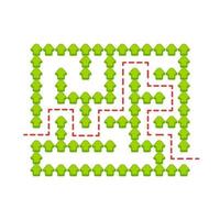 Abstact labyrinth. Game for kids. Puzzle for children. Maze conundrum. Find the right path. Color vector illustration.