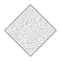 Abstact labyrinth. Educational game for kids. Puzzle for children. Maze conundrum. Find the right path. Vector illustration.