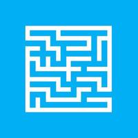 Abstact labyrinth. Game for kids. Puzzle for children. Maze conundrum. Find the right path. Color vector illustration.