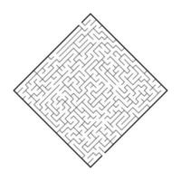 Abstact labyrinth. Educational game for kids. Puzzle for children. Maze conundrum. Find the right path. Vector illustration.