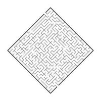 Abstact labyrinth. Educational game for kids. Puzzle for children. Maze conundrum. Find the right path. Vector illustration.