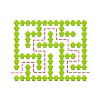 Abstact labyrinth. Game for kids. Puzzle for children. Maze conundrum. Find the right path. Color vector illustration.