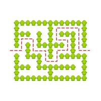 Abstact labyrinth. Game for kids. Puzzle for children. Maze conundrum. Find the right path. Color vector illustration.