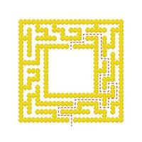 Abstact labyrinth. Game for kids. Puzzle for children. Maze conundrum. Find the right path. Color vector illustration.