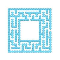 Abstact labyrinth. Game for kids. Puzzle for children. Maze conundrum. Find the right path. Color vector illustration.