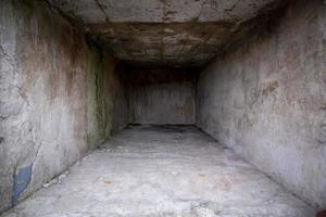 Empty niches in a cemetery photo