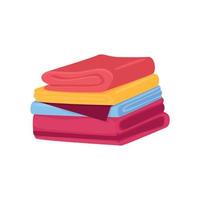 Laundry In Stack Composition vector