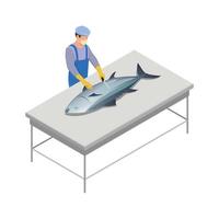 Ripping Big Fish Composition vector