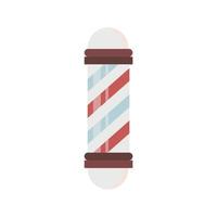 Barbers Pole Flat Composition vector