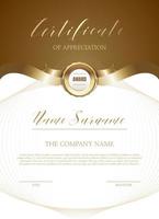 certificate template with luxury and modern pattern,diploma,Vector illustration vector