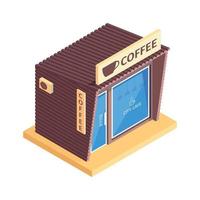 City Coffee Point Composition vector