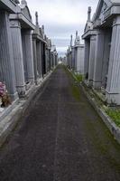 Old cemetery with the sea in the background photo