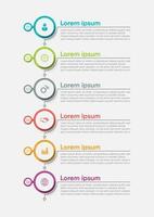 Presentation business infographic template vector