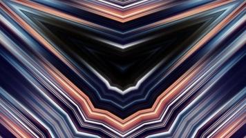 blue gold kaleidoscope sequence patterns rotation video