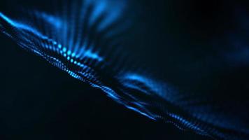 movimento dell'effetto dei movimenti del modello d'onda della maglia della struttura del filo blu scuro.